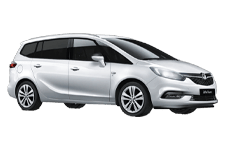 Car Hire Caversham - Vauxhall Zafira 5 + 2 - Minibus hire Caversham